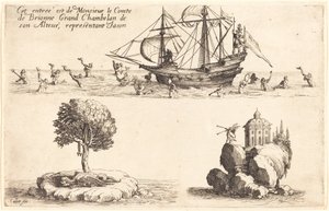 Entrée de M. le Comte de Brionne, Grand Chambellan de Son Altesse, représentant Jason - Jacques Callot