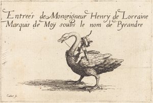 Entrée de Monseigneur Henri de Lorraine, Marquis de Moy, sous le nom de Pirandre - Jacques Callot
