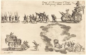Entrée du prince de Pfaltzbourg - Jacques Callot
