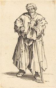 Gros mendiant aux yeux baissés, vers 1622