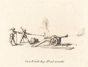 Tir du canon, 1634-1635