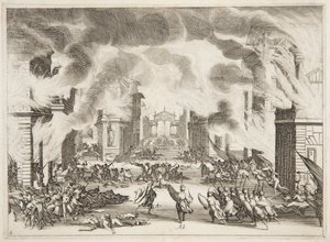 Quatrième acte de Soliman - Jacques Callot