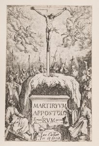 Frontispice ; No. 1 du Martyre des Apôtres - Jacques Callot
