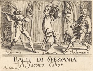 Frontispice pour "Balli di Sfessania"