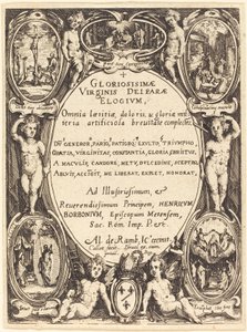 Frontispice pour "Gloriosissimae" - Jacques Callot