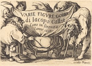 Frontispice pour "Varie Figure Gobbi" - Jacques Callot