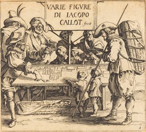 Frontispice pour Varie Figure, vers 1621