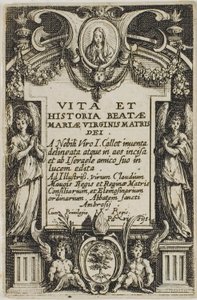 Frontispice, extrait de La vie de la Vierge