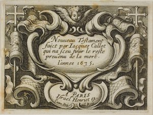 Frontispice, du Nouveau Testament - Jacques Callot