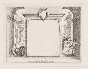 Frontispice, de la série La vie de l - Jacques Callot