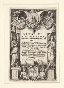 Frontispice, no. 1 de La Vie de la Vierge - Jacques Callot