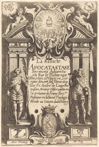 Frontispice de la Sainte Apocatastase - Jacques Callot