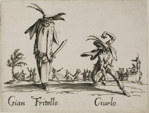 Gian Fritello - Ciurlo, assiette 7 des Balli di Sfessania