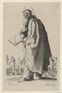 Saint Thaddée ou saint Jude, planche 16 de la série « Jésus, les douze apôtres et Marie » - Jacques Callot