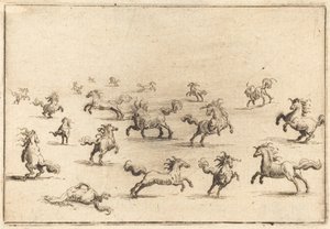 Chevaux Courant - Jacques Callot