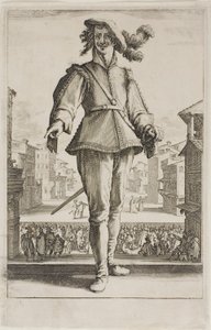Chasse aux oiseaux, de Diverses scènes conçues à Florence - Jacques Callot