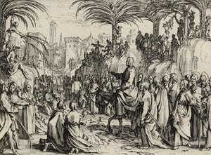 Jésus entre à Jérusalem, 1635 - Jacques Callot