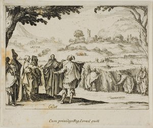 Jésus avec les Pharisiens, extrait du Nouveau Testament