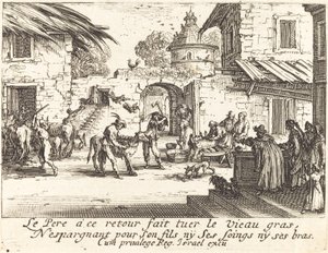 Le Veau Gras Tué - Jacques Callot