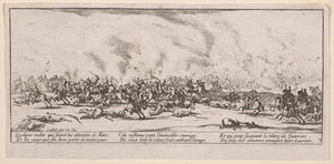 La Bataille, illustration de Les Grandes misères de la guerre - Jacques Callot