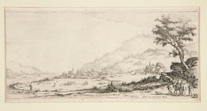 La chasse aux oiseaux, des Paysages pour Giovanni de Medici - Jacques Callot