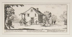 La maraude, planche 4 de la série Les grandes misères de la guerre - Jacques Callot