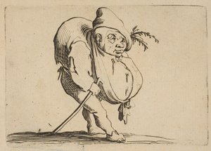 Le Bossu à la Canne, de Varie Figure Gobbi - Jacques Callot
