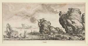 Le combat naval, de Paysages pour Giovanni de Medici