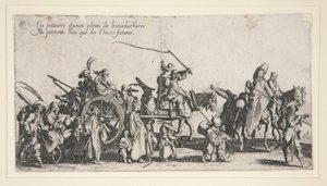 Les bohémiens en marche - Jacques Callot