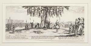 Les grandes misères de la guerre : No. 11 - La pendaison