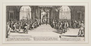 Les grandes misères de la guerre : No. 18 - Distribution des récompenses - Jacques Callot