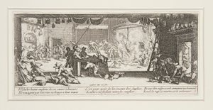Les grandes misères de la guerre : No. 5 - Le pillage