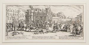 Les grandes misères de la guerre : No. 6 - Dévastation d - Jacques Callot