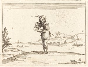 Homme lavant une perle - Jacques Callot