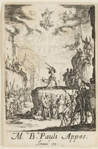 Martyre de saint Paul, deuxième planche des Martyres des Apôtres - Jacques Callot