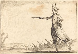Commandant militaire à pied - Jacques Callot