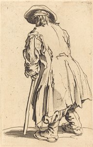 Vieux mendiant avec une béquille, c.1622
