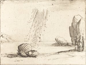 Huître avec perle