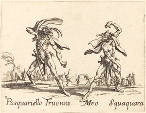 Pasquariello Truonno et Meo Squaquara, vers 1622