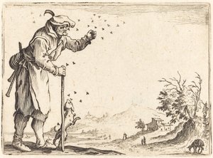 Paysans attaqués par des abeilles - Jacques Callot