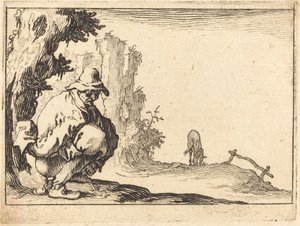 Paysanne Déféquant