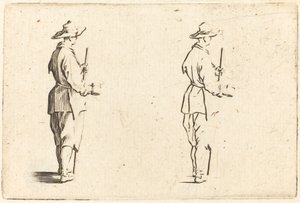 Paysanne avec une tasse - Jacques Callot