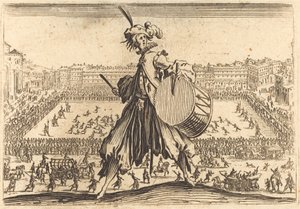 Piazza Santa Croce, Florence, vers 1622 - Jacques Callot