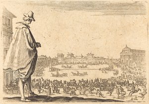 Piazza Santa Maria Novella, Florence, vers 1622 - Jacques Callot