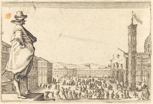 Piazza del Duomo, Florence - Jacques Callot