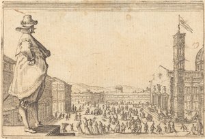 Piazza del Duomo, Florence - Jacques Callot