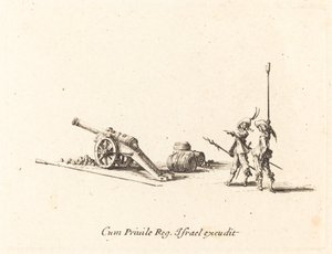 Préparation au Tir du Canon - Jacques Callot
