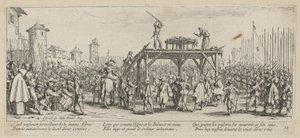 Rad, planche 14 de la série « Les horreurs de la guerre » - Jacques Callot