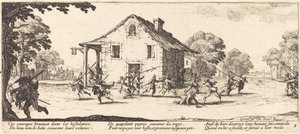 Scène de pillage, vers 1633