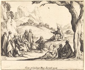 Sermon sur la montagne, 1635 - Jacques Callot